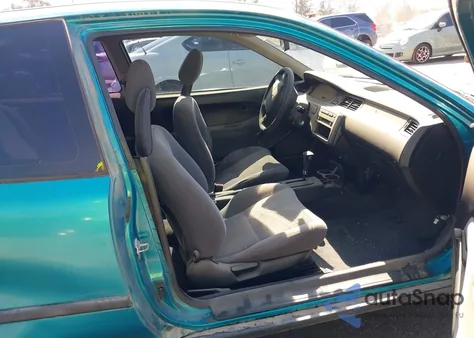 1992 Honda Civic Dx from USA, damaged, VIN 2HGEH2455NH514012